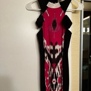 Tight fitting midi dress